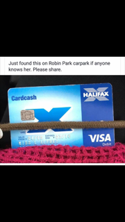 Facebook and Lost Bank cards
