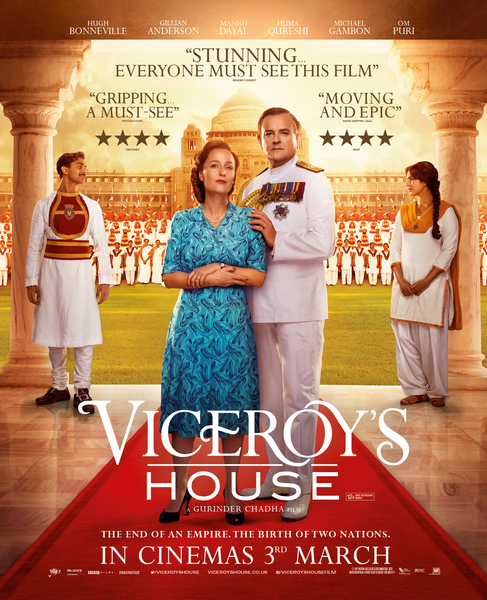 Want to see VICEROY’S HOUSE with Hugh Bonneville & Gillian Anderson ahead of its UK cinema release & the chance to win £100? NOW CLOSED
