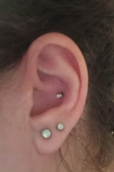 Ear piercings too close together