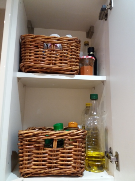 Organising Kitchen cupboards