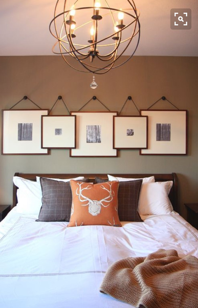 Has anyone seen photo frames that could be hung with leather?