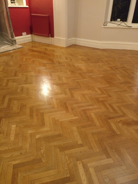 Reclaimed Parquet flooring