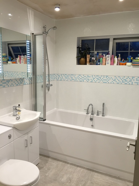 To ask what your bathroom looks like?