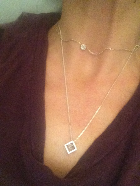 Talk to me about the necklace(s) you're wearing at the moment