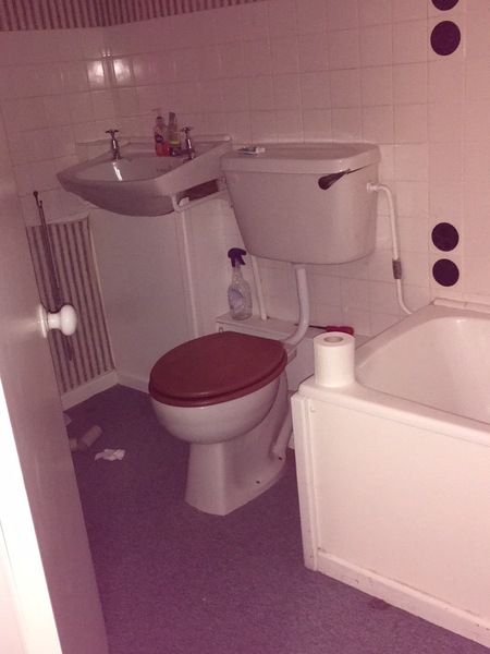 To ask what your bathroom looks like?