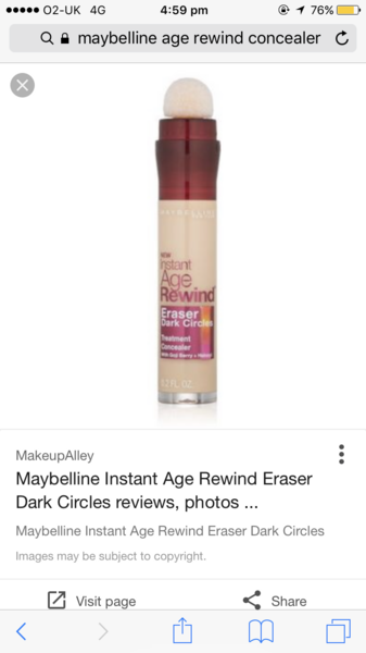 Concealer/brightener under eye