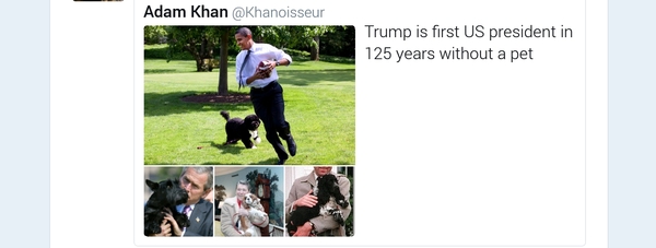 It's a bigly Trump thread. Another beauty. But you don't need to know what's in it. I don't have to tell you. So there.