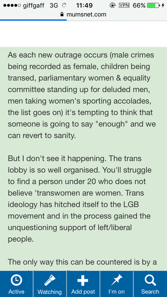 Just when you thought Everyday Transactivism could no longer surprise * title edited by MNHQ*