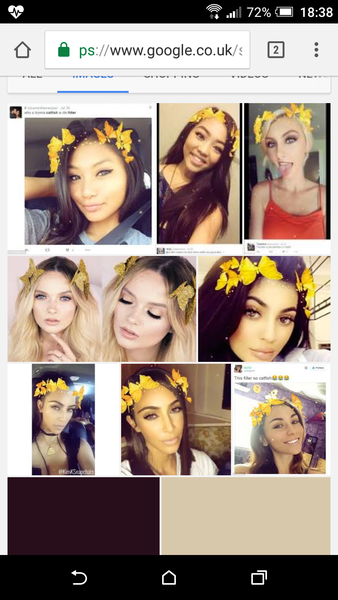 To not take a person seriously if they have a snapchat filter on their profile picture