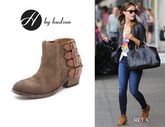 What ankle boots do we wear with dresses and opaque tights?