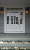 To think white front doors are common?