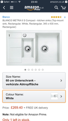 Stainless steel or White sink for period house and other kitchen comments