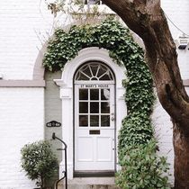 To think white front doors are common?