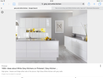 Yes or no to Grey and White kitchen units, tops etc?