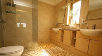 To ask what your bathroom looks like?