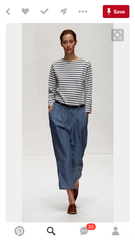 What can I wear with kneelength denim jumpsuit in the winter?
