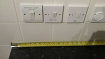 Anyone with professional knowledge about electrical switches and sockets in open living area kitchen?