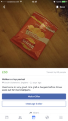 to wonder about some of the shite being sold on Facebook?