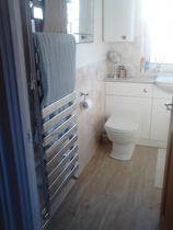 To ask what your bathroom looks like?