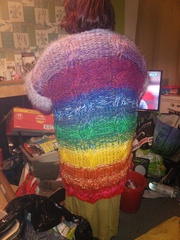 To ask about giant knitting?