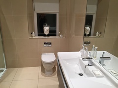 To ask what your bathroom looks like?