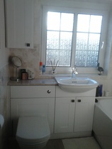 To ask what your bathroom looks like?