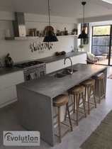 Concrete kitchen worktops