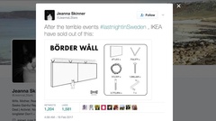 to be too scared of terror attacks to buy furniture?