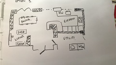 Kitchen extension family room layout