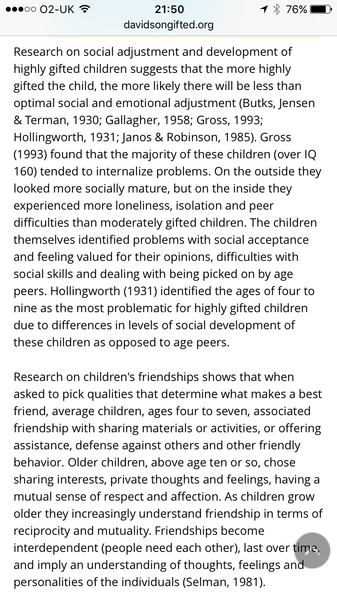 Highly Able Children