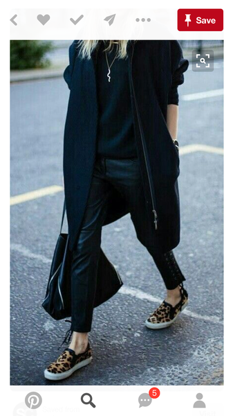 Does it look like I'm wearing slippers?!