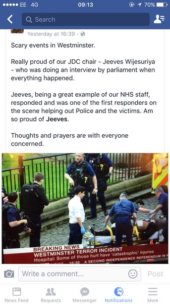 shooting outside parliament