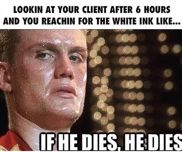 To ask just how much a tattoo hurts?