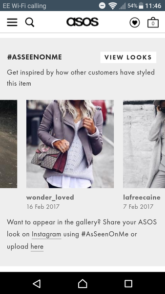 It's a "can you help me find this jacket" thread