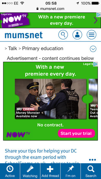 Testing new MPU placements on Talk