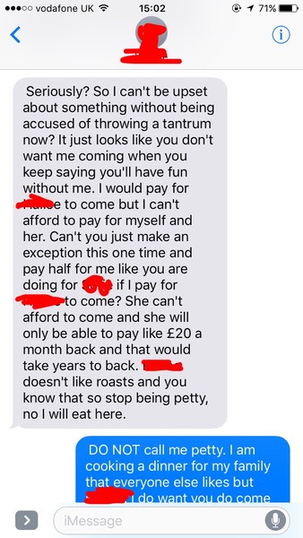 To just tell them no friends can come now?!!