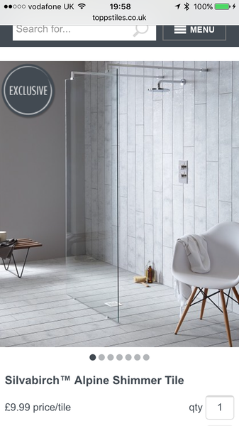 Would this be too much? Bathroom/bedroom tiles.