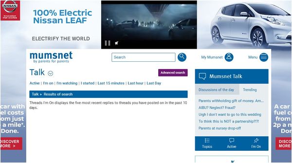 Those wrap-around ads - is it just me?