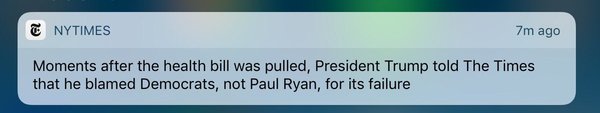 There is no evidence that this so called thread was "tapped". Trump continued