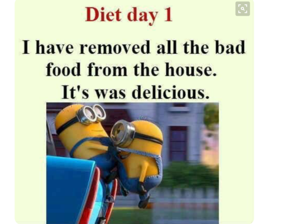 Anyone want to start a diet tomorrow?