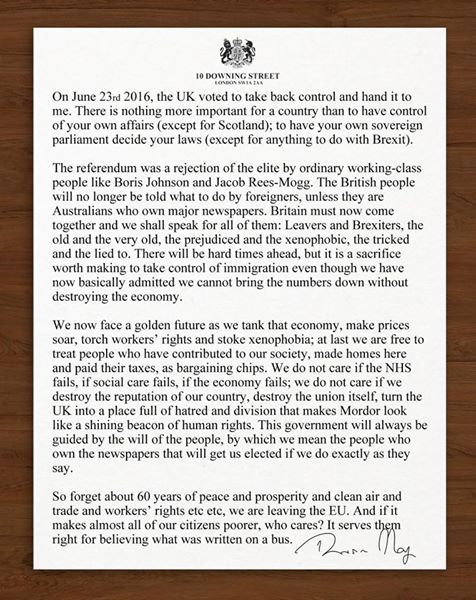 Westminstenders: And so it begins