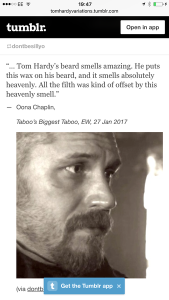 Taboo- no spoilers