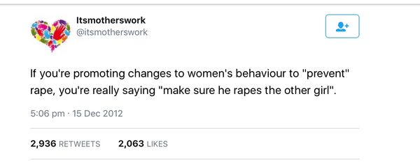 Judge's warning to drunk women