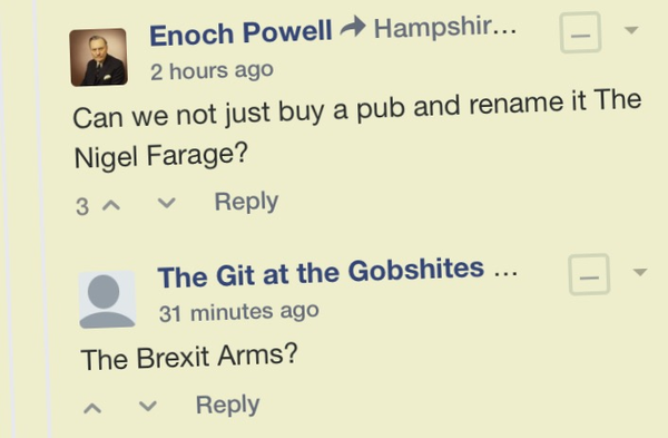 Brexit Arms special  - the fingers on the trigger!