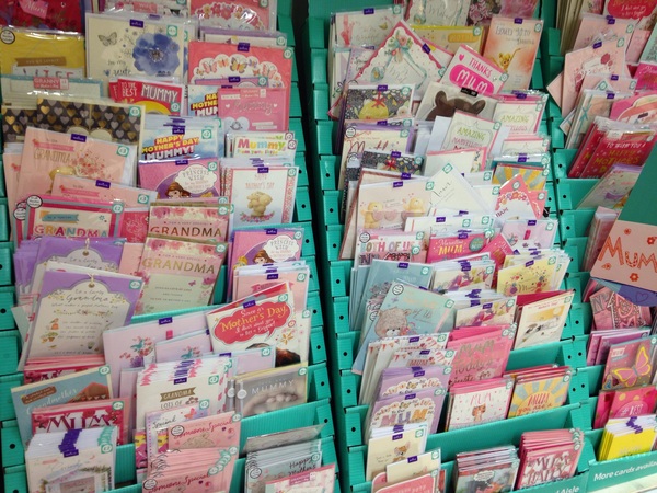 To be annoyed about the lack Mothering Sunday cards?