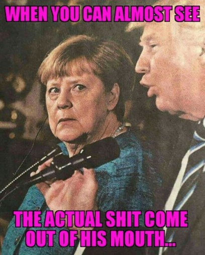 There is no evidence that this so called thread was "tapped". Trump continued