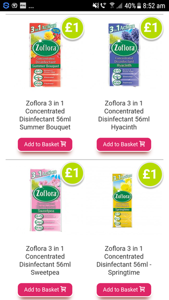 Slight zoflora addiction