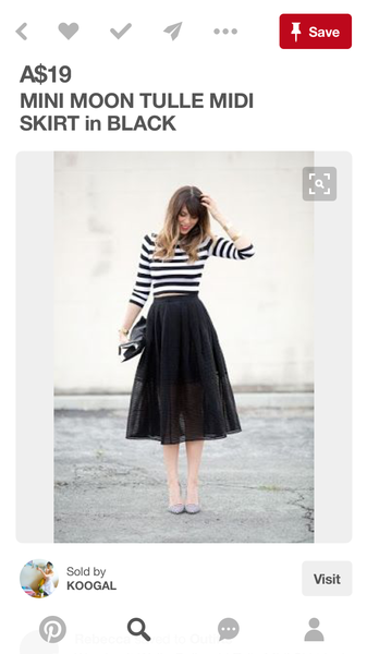 Which top with this skirt?