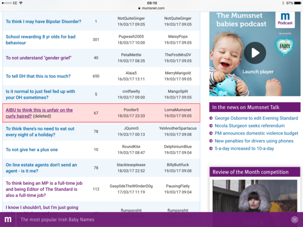 Oo, this is new (deleted threads)...