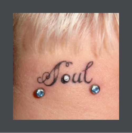 To think that people living on welfare shouldn't be running off every five minutes for a new tattoo or piercing?